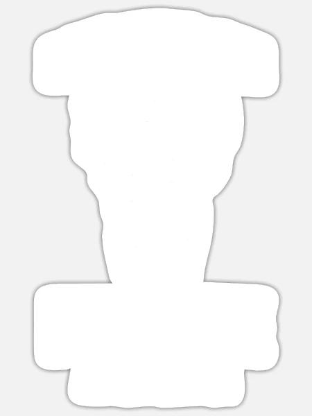 Dentallabor Techniker Zahntechniker - Sticker Größe S (10 x 10 cm) - Mattweiß