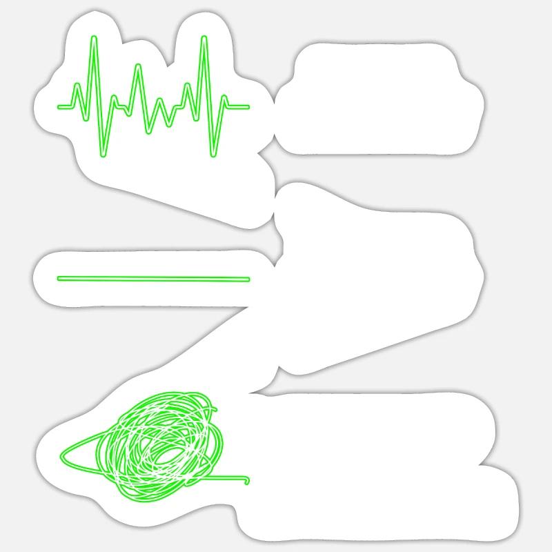 IT System Administrator Worker Computer Sticker Größe S (10 x 10 cm)