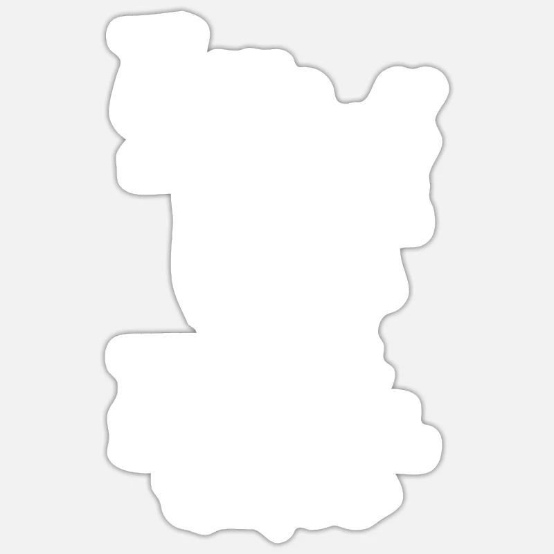 Squirrel - Sticker size S (10 x 10 cm) - white matte