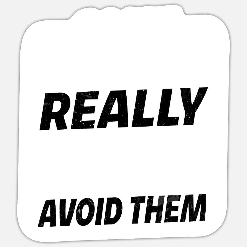 Some People Really Suck Avoid Them Sticker Größe S (10 x 10 cm)