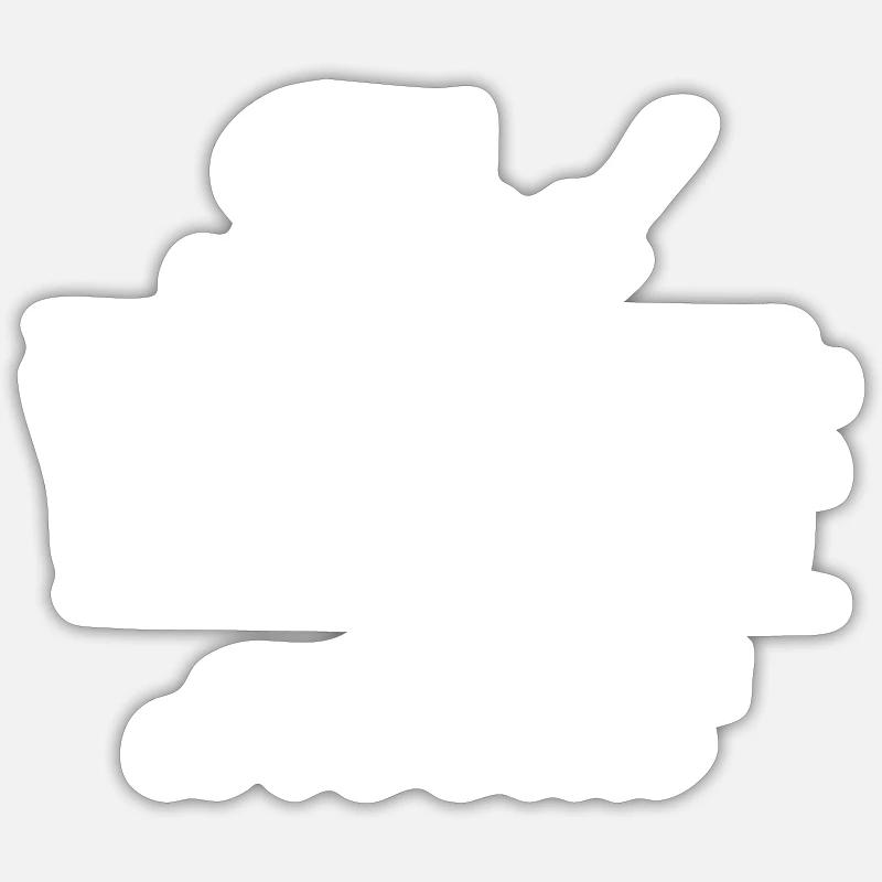 Trouvez-vous et soyez cela - Sticker taille S (10 x 10 cm) - blanc mat