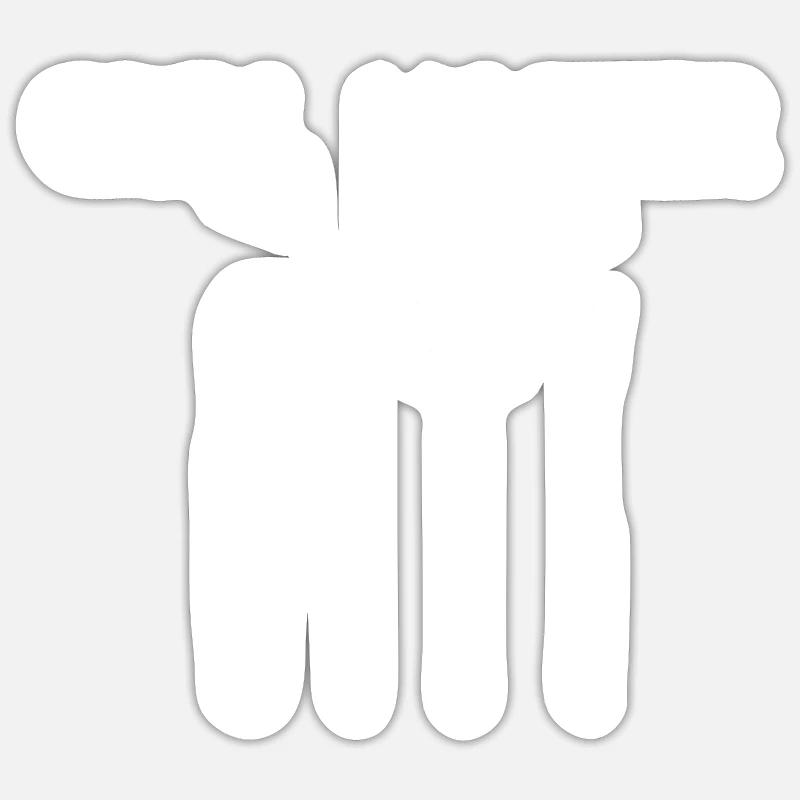 Grill Master - Grill Meister - Sticker size S (10 x 10 cm) - white matte