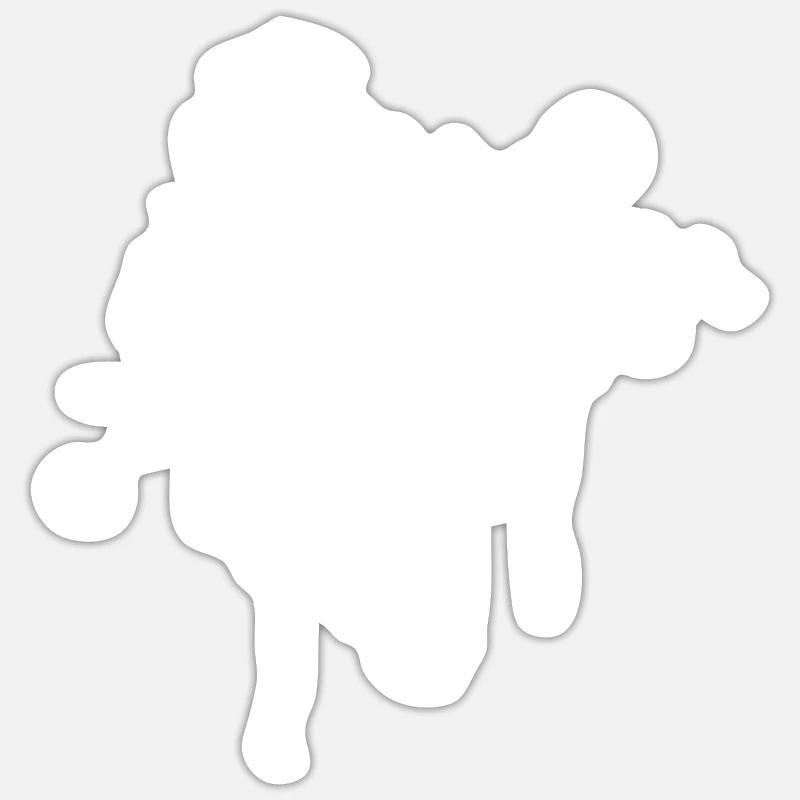 Paragliding - (5) - Sticker size S (10 x 10 cm) - white matte