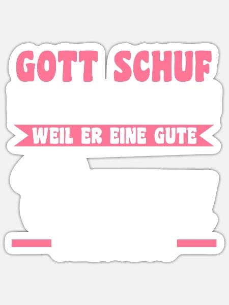 Großmutter Großmama Omi Oma - Sticker Größe S (10 x 10 cm) - Mattweiß
