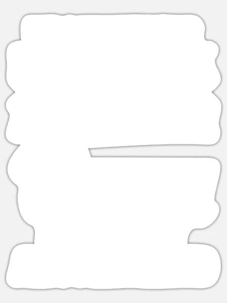 Großmutter Großmama Omi Oma - Sticker Größe S (10 x 10 cm) - Mattweiß