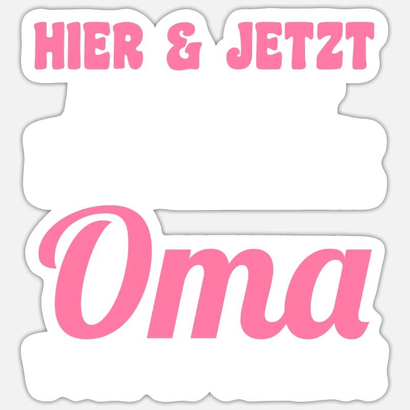 Großmutter Großmama Omi Oma Sticker Größe S (10 x 10 cm)