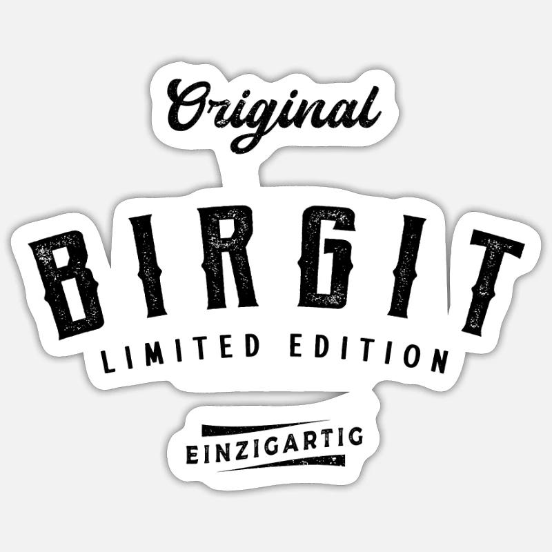 Birgit Limited Edition Sticker Größe S (10 x 10 cm)