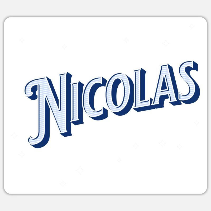 Nicola's name personalized Sticker size S (10 x 10 cm)