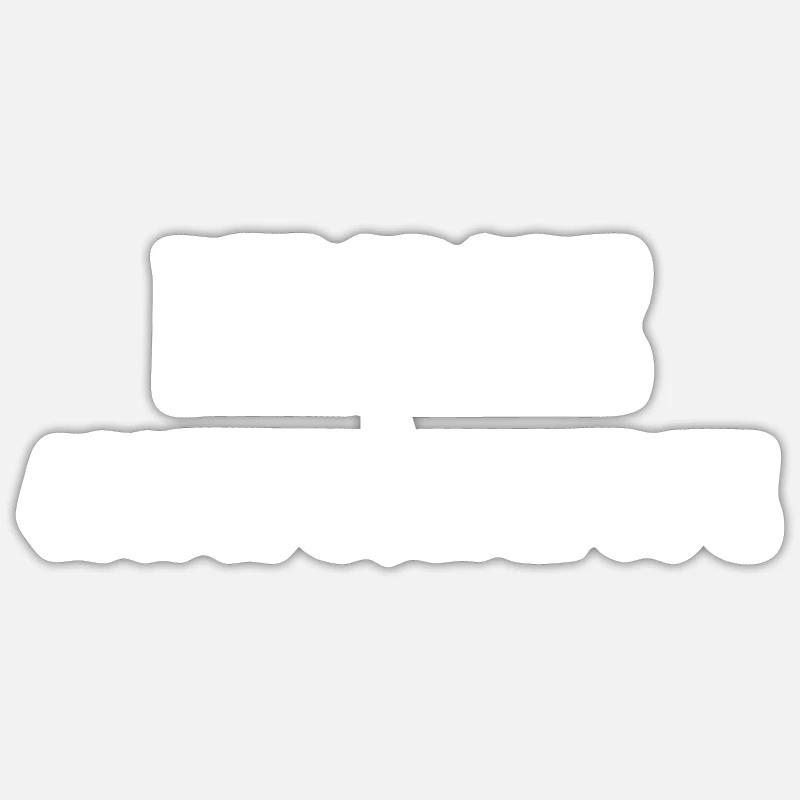 Coordonnées de la ville - Sticker taille S (10 x 10 cm) - blanc mat