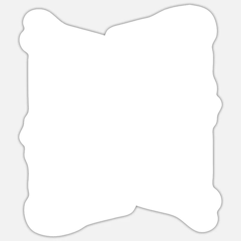 Coiffeur Coiffeur Drôle - Sticker taille S (10 x 10 cm) - blanc mat
