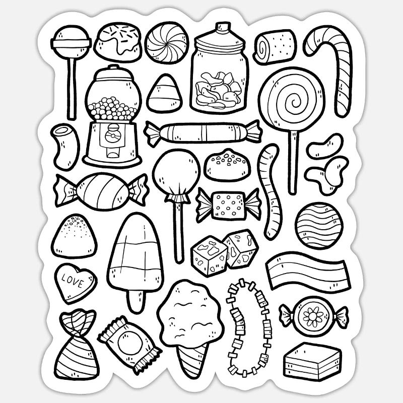 Sticker Größe S (10 x 10 cm) - 