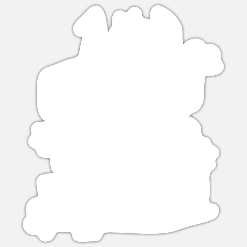 Halloween - Sticker size S (10 x 10 cm) - white matte