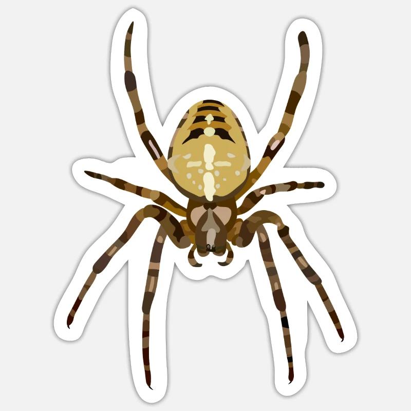 Spinne Sticker Größe S (10 x 10 cm)