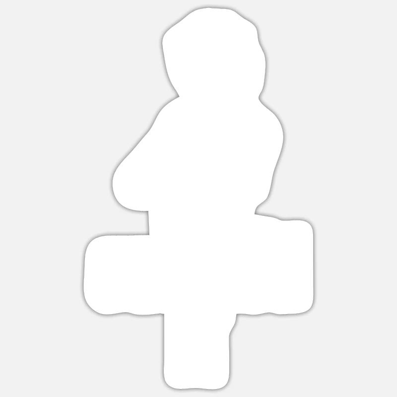Krankenschwester Rn - Sticker Größe S (10 x 10 cm) - Mattweiß