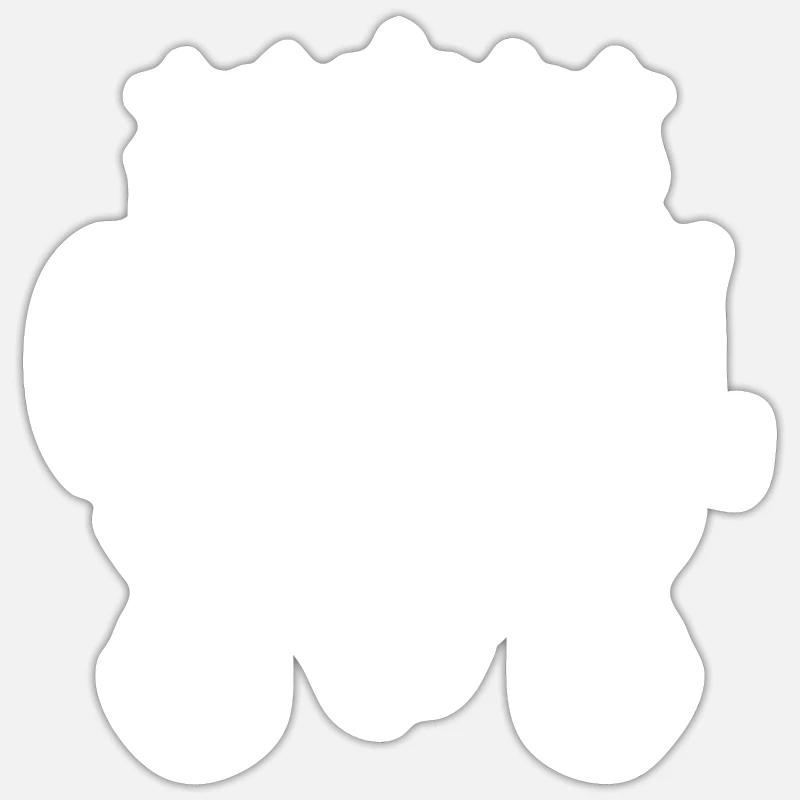Bester Onkel der Welt Onkel - Sticker Größe S (10 x 10 cm) - Mattweiß