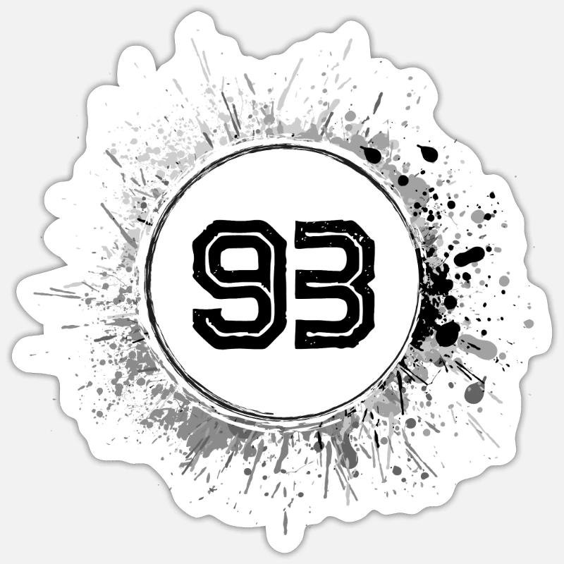 93 Nombre d’objets blob Sticker taille S (10 x 10 cm)