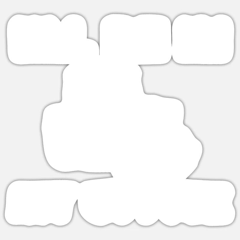Sticker Größe S (10 x 10 cm) - 