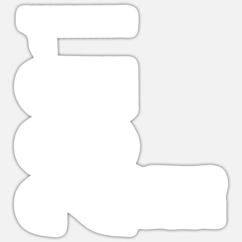 Edition Limitée De 2021 - Sticker taille S (10 x 10 cm) - blanc mat