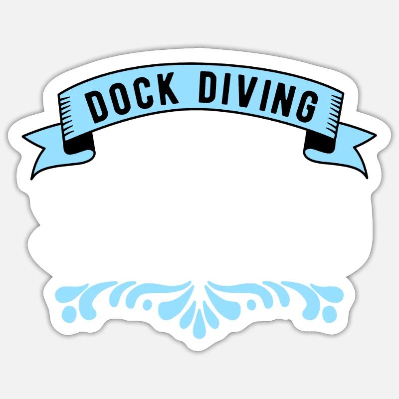 Dock Diving Squad Sticker Größe S (10 x 10 cm)