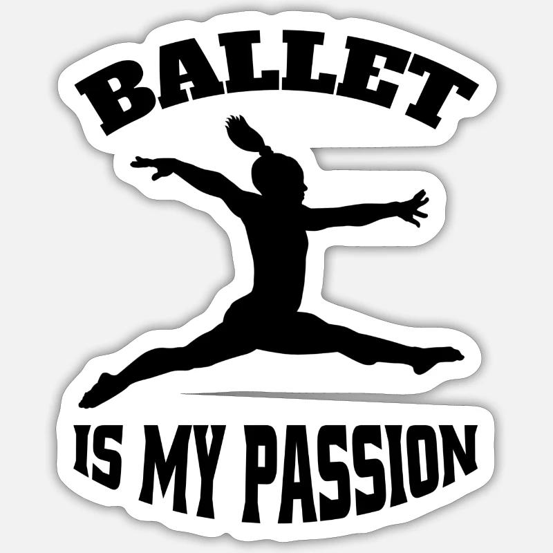 Ballet Dancer Gift Ballerina Dance Class Dance Sticker size S (10 x 10 cm)