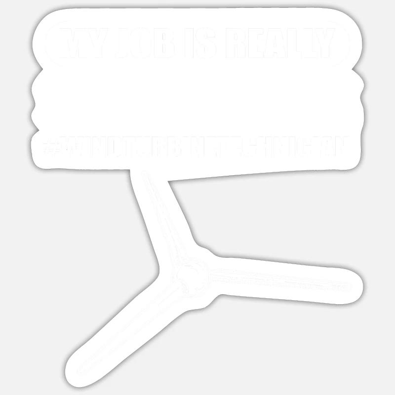 Mon travail est vraiment choquant. Sticker taille S (10 x 10 cm)