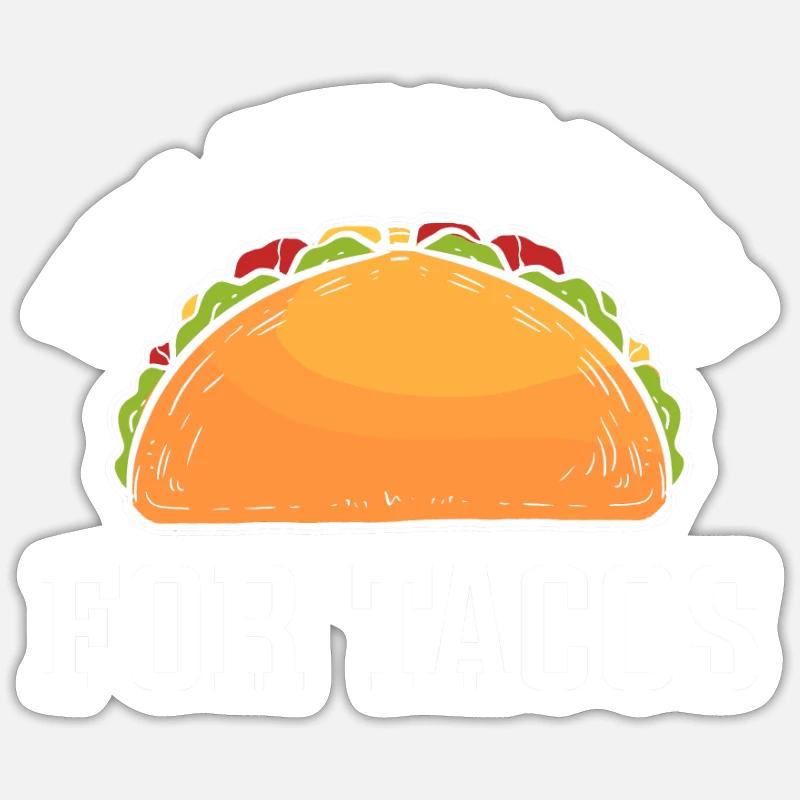 Lance des tranches pour les tacos. Lanceur de disque. Sticker taille S (10 x 10 cm)