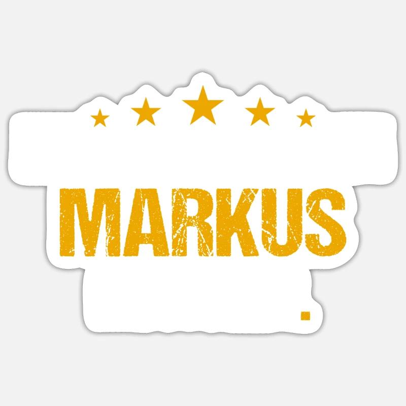 Lass das mal den Markus machen Name Sticker Größe S (10 x 10 cm)