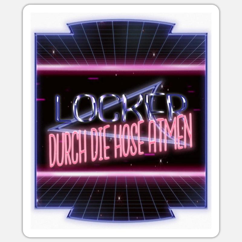 bday spruch geburtstag geburtstagsgeschenkidee Sticker Größe S (10 x 10 cm)