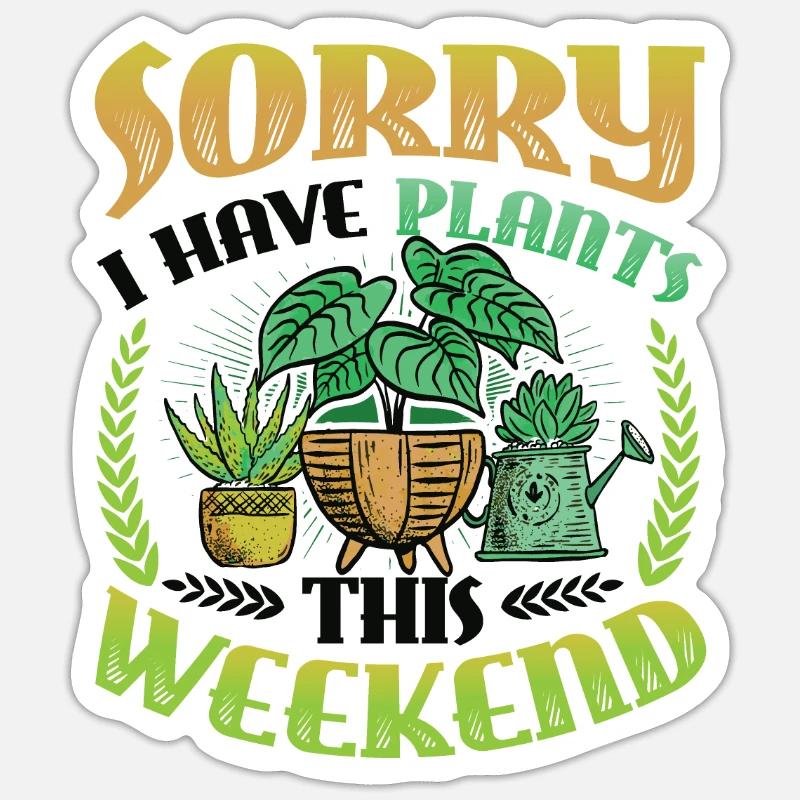 Désolé que ce week-end Sticker taille S (10 x 10 cm)