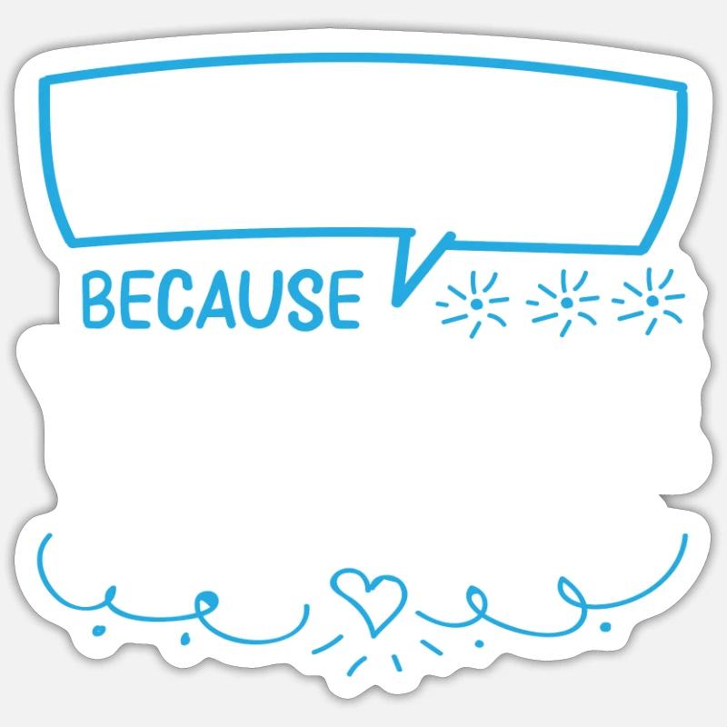 Sticker size S (10 x 10 cm) -