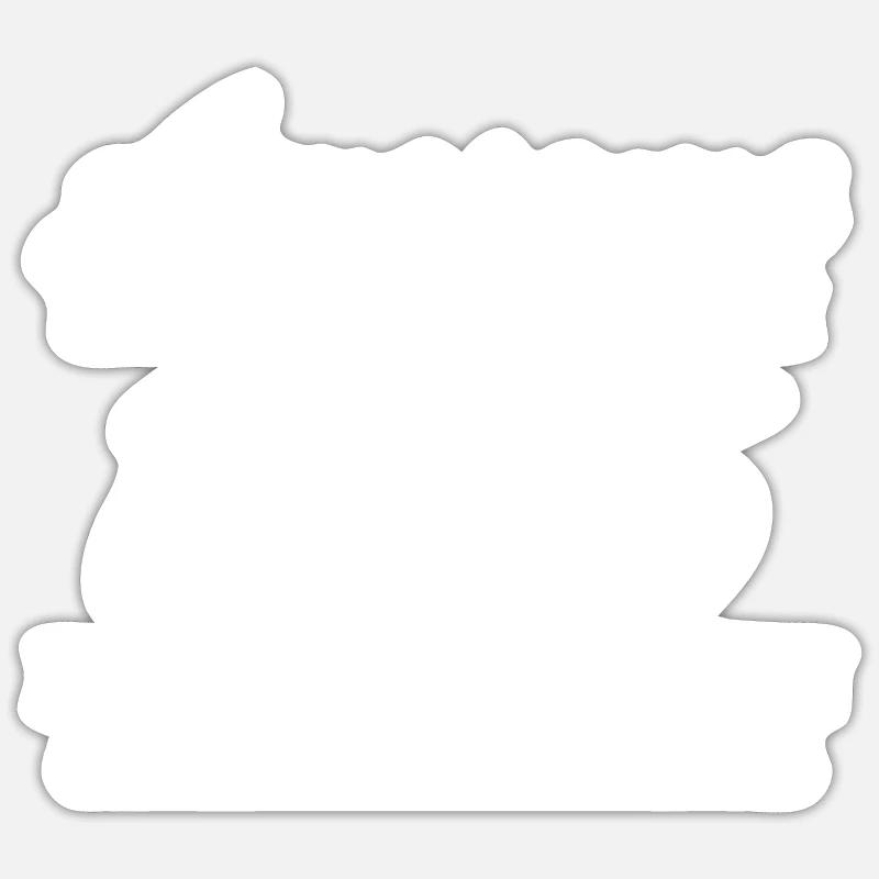 1966 - Sticker taille S (10 x 10 cm) - blanc mat