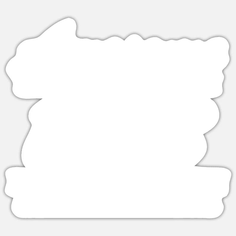 1973 - Sticker taille S (10 x 10 cm) - blanc mat