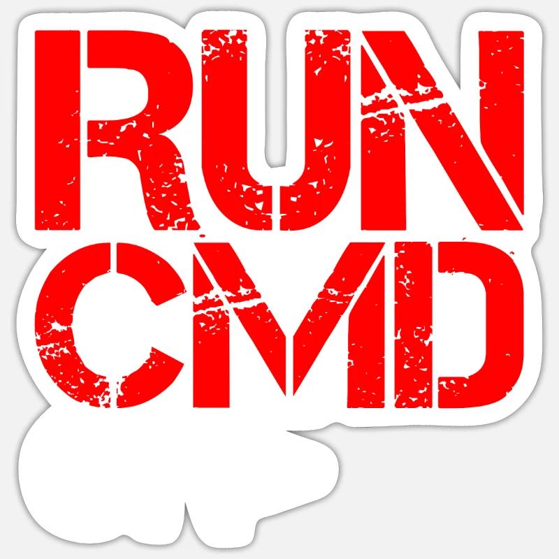 Exécuter Cmd 4 Sticker taille S (10 x 10 cm)