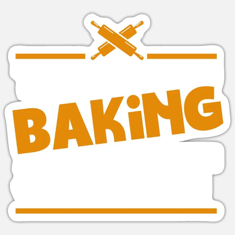 Bakery Baking Baker Baker - Sticker size S (10 x 10 cm) - white matte