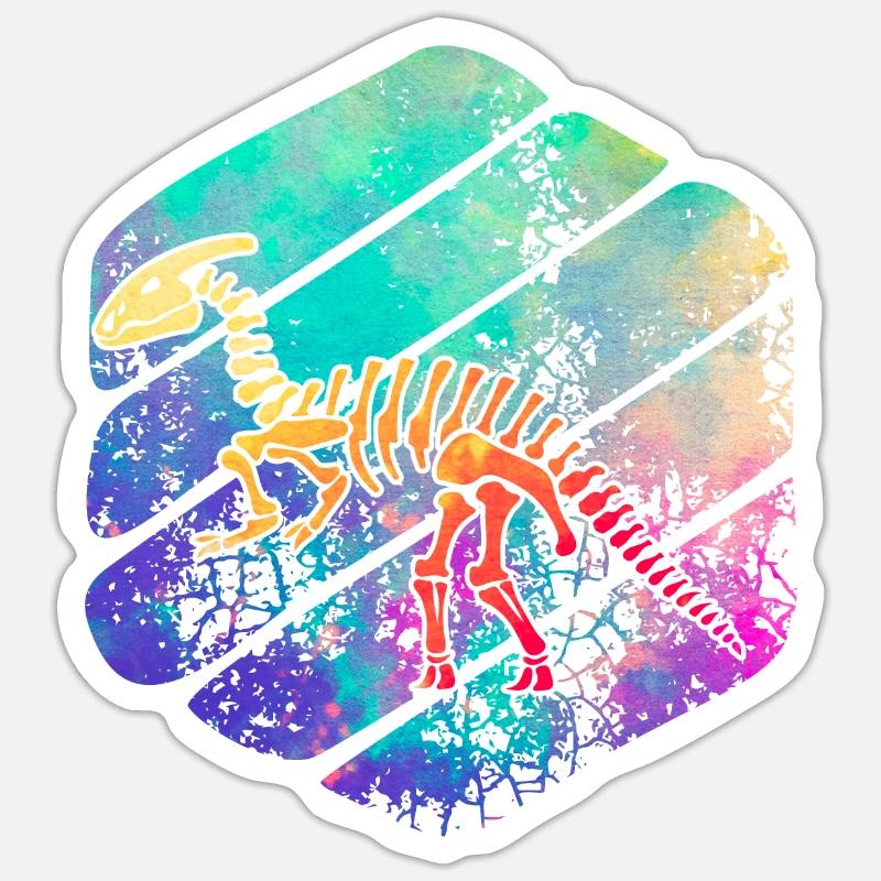 Dinosaur - Sticker size S (10 x 10 cm) - white matte
