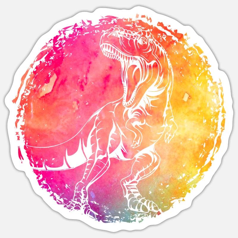 Dinosaur - Sticker size S (10 x 10 cm) - white matte