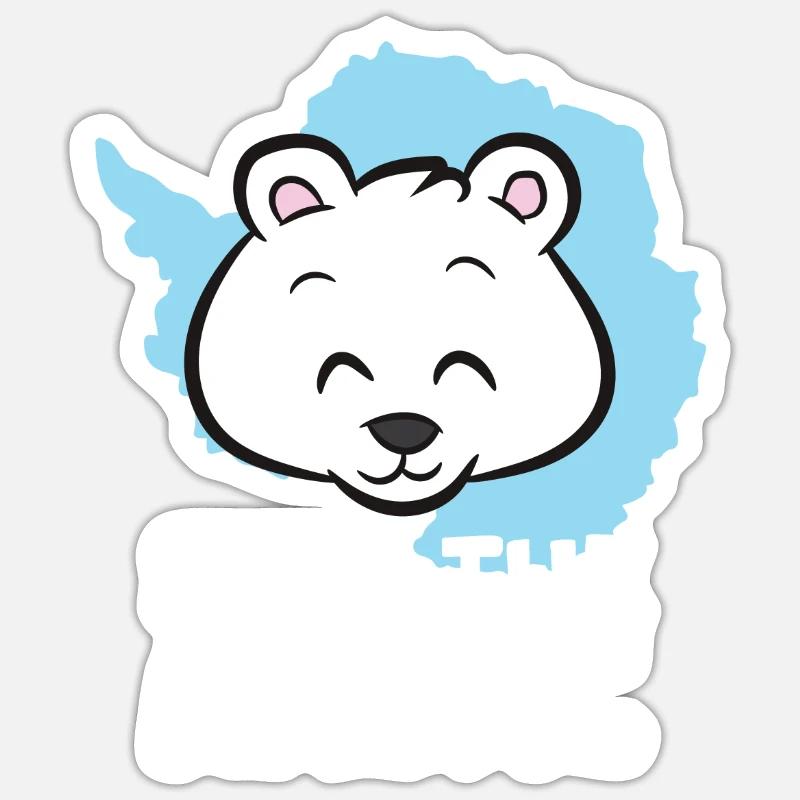 Save The Arctic Global Warming Climate Change Sticker size S (10 x 10 cm)