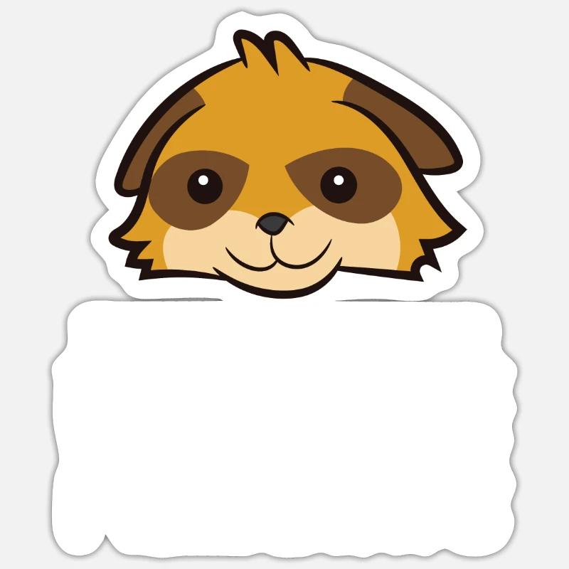 Nur ein Mädchen, das Erdmännchen liebt Sticker Größe S (10 x 10 cm)