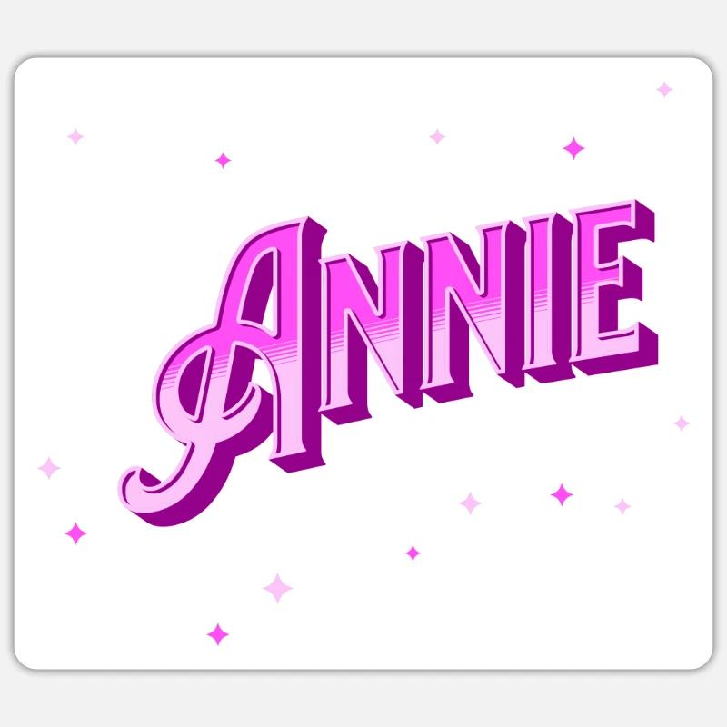 Annie name personalized Sticker size S (10 x 10 cm)