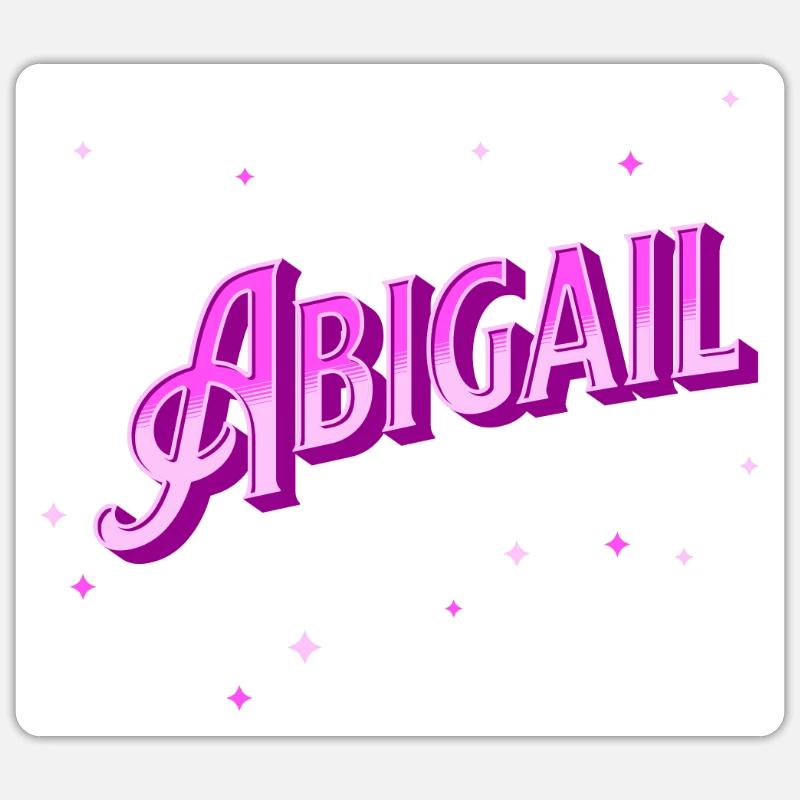 Abigail name personalized Sticker size S (10 x 10 cm)