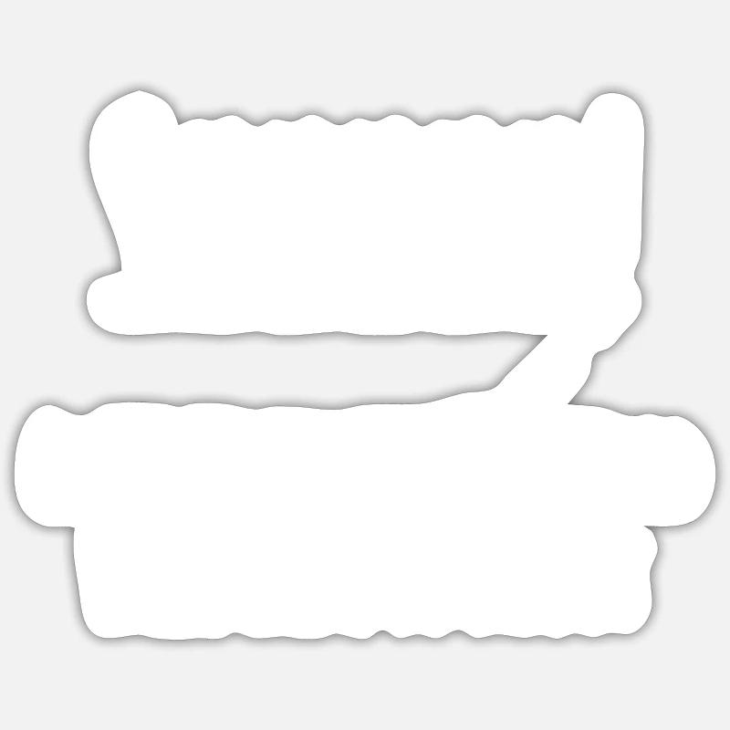 Lustige Sprüche Shhhhh! Oder die Stimmen in Sticker Größe S (10 x 10 cm)