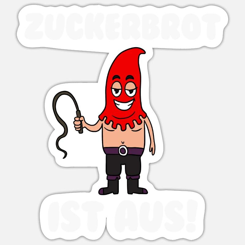 BDSM - Sticker Größe S (10 x 10 cm) - Mattweiß