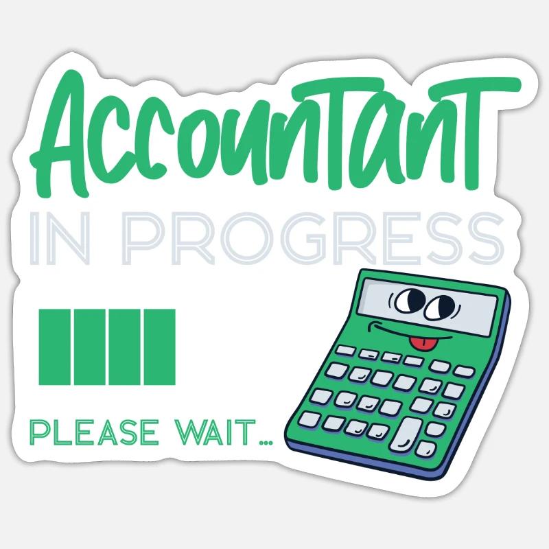 Comptable Comptable Comptable Sticker taille S (10 x 10 cm)