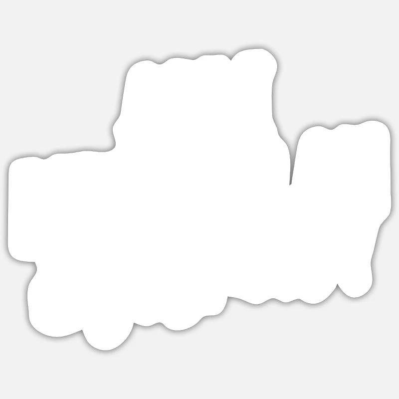 Am I missing an eyebrow - eye Sticker size S (10 x 10 cm)