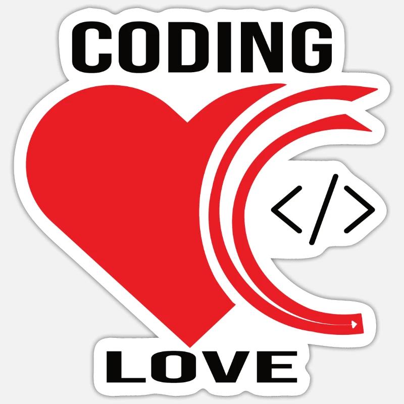 Softwareentwickler Programmierer Geschenk - Sticker Größe S (10 x 10 cm) - Mattweiß