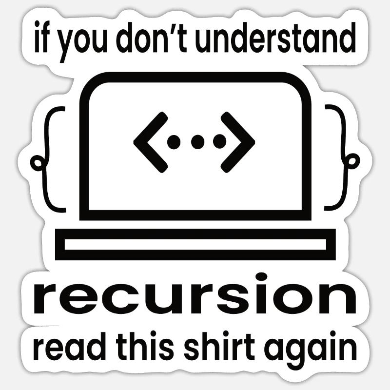 Softwareentwickler Programmierer Geschenk Sticker Größe S (10 x 10 cm)