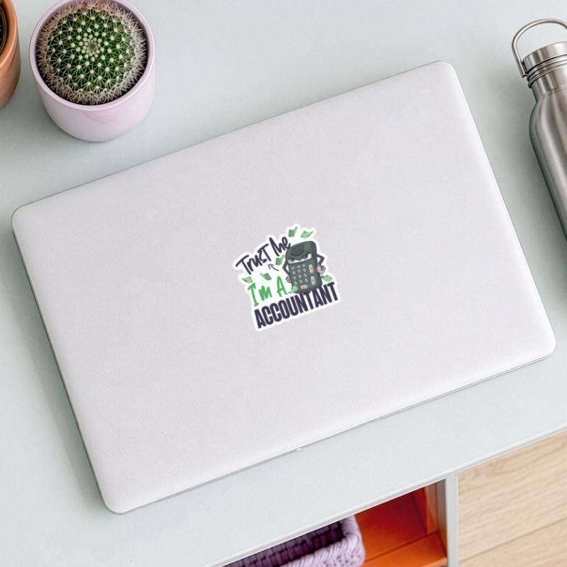 Comptable Comptable Comptable Sticker taille S (10 x 10 cm)