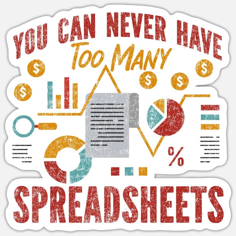 Comptable Comptable Comptable Sticker taille S (10 x 10 cm)