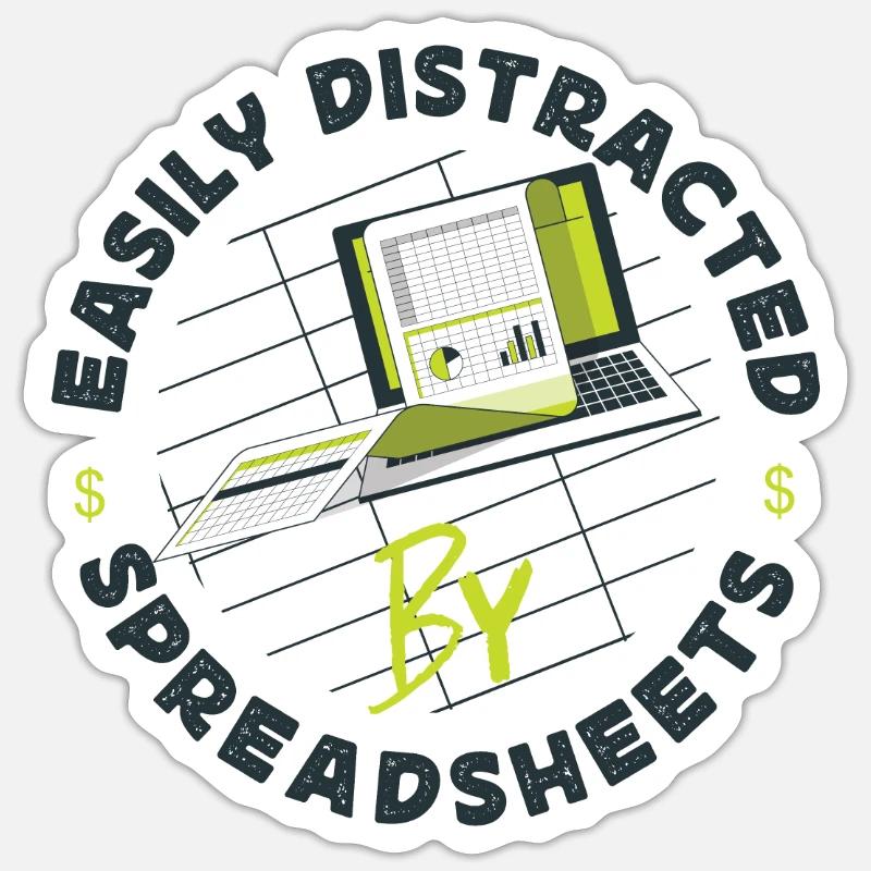 Comptable Comptable Comptable Sticker taille S (10 x 10 cm)