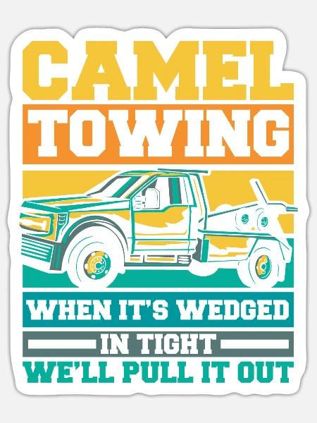 Abschleppwagen Truck Abschlepper - Sticker Größe S (10 x 10 cm) - Mattweiß